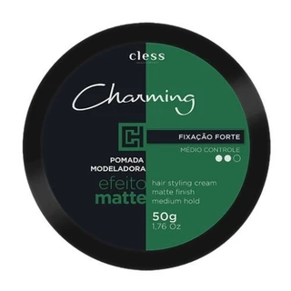 Pomada Modeladora Charming Men Forte Efeito Matte 50g