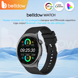 BETTDOW Smart Watch Mulheres Homens Bluetooth GPS Resposta Chamada Modo Esportivo IP67 À Prova D 