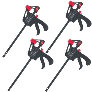Kit 4 Grampos Sargento de aperto rápido para marceneiro 6pol 205619 MTX