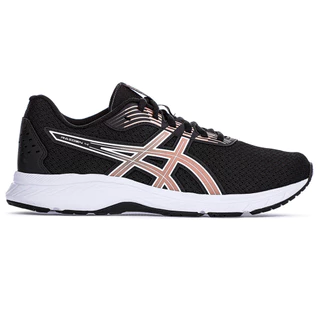 Tênis Asics Raiden 4 Preto Branco e Rosê - Feminino
