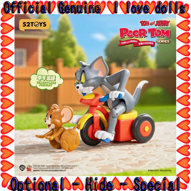 Tom E Jerry Unlucky Series 52TOYS [Genuíno] Bonecos Figuras Fofas