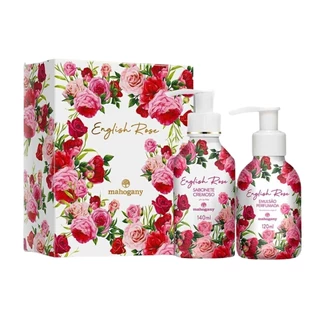 Kit English Rose Sabonete Líquido+ Hidratante Mahogany