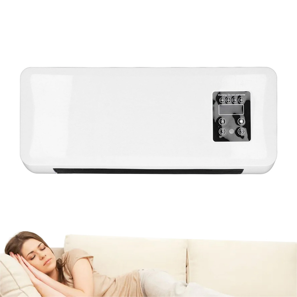 Aquecedor Refrigerador Ventilador Portatil 3 Em 1 Varal Secar Roupa Parede Controle Ajuste Temperatura Fria Quente