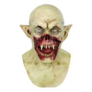 Fantasia Máscara Látex Zumbi Vampiro Festa Halloween Terror