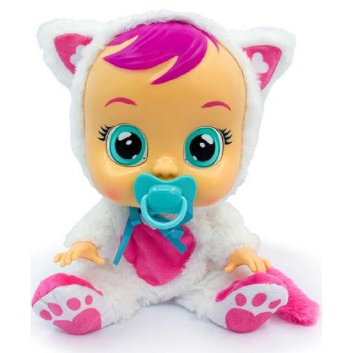 Boneca Cry Babies Multikids Daisy Gatinho Articulada Br1180