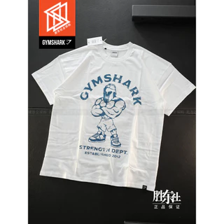 Camiseta Masculina GYMSHARK Com Gola Redonda E Absorção De Umidade Solta 1016