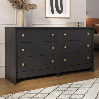 Cômoda 136cm com 6 Gavetas Flex Multimóveis MP4275