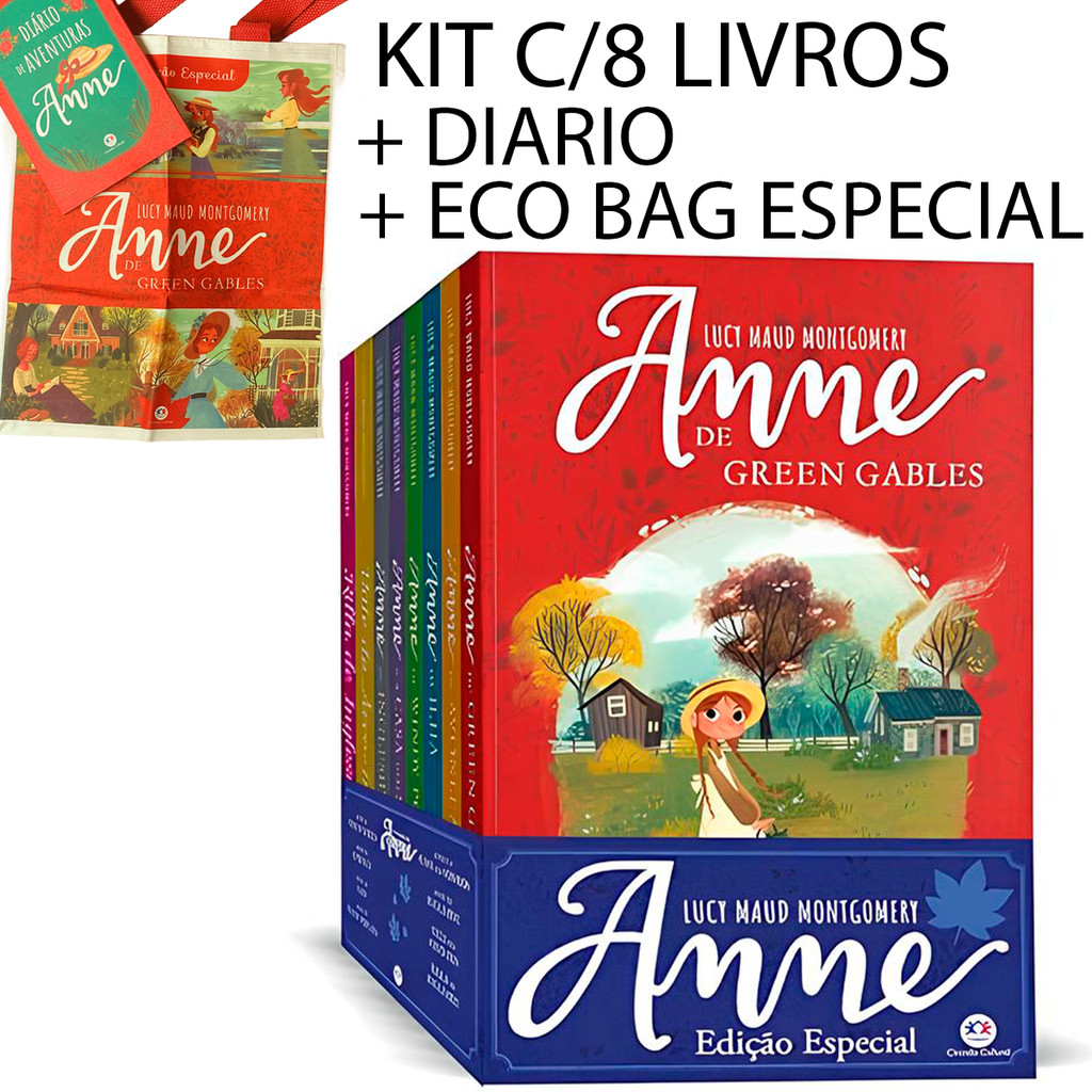 Kit Coleção 8 Livros Anne With E De Green Gables | Shopee Brasil