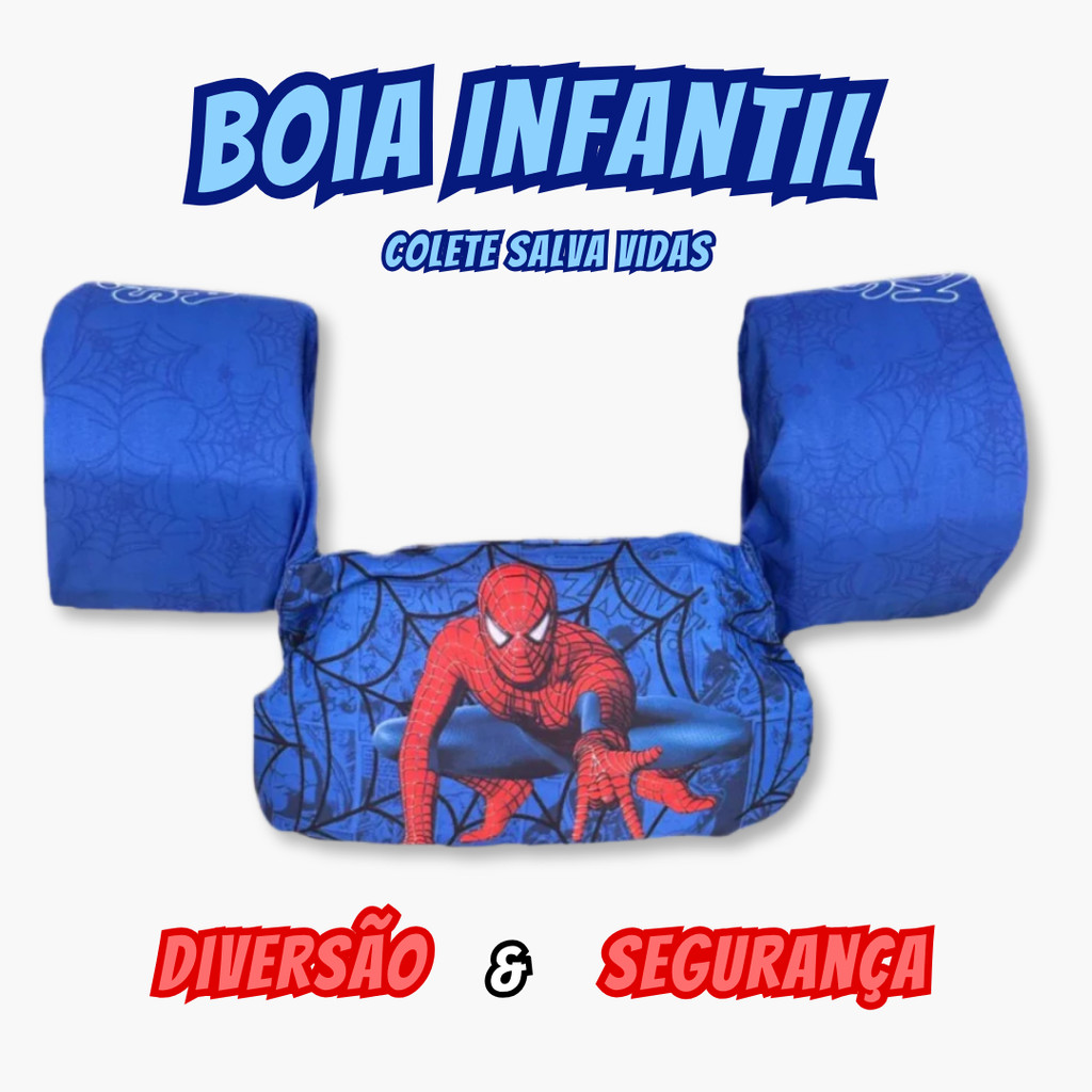 Boia Colete Infantil de Espuma Salva-Vidas para Criança até 35kg 1 a 8 ...