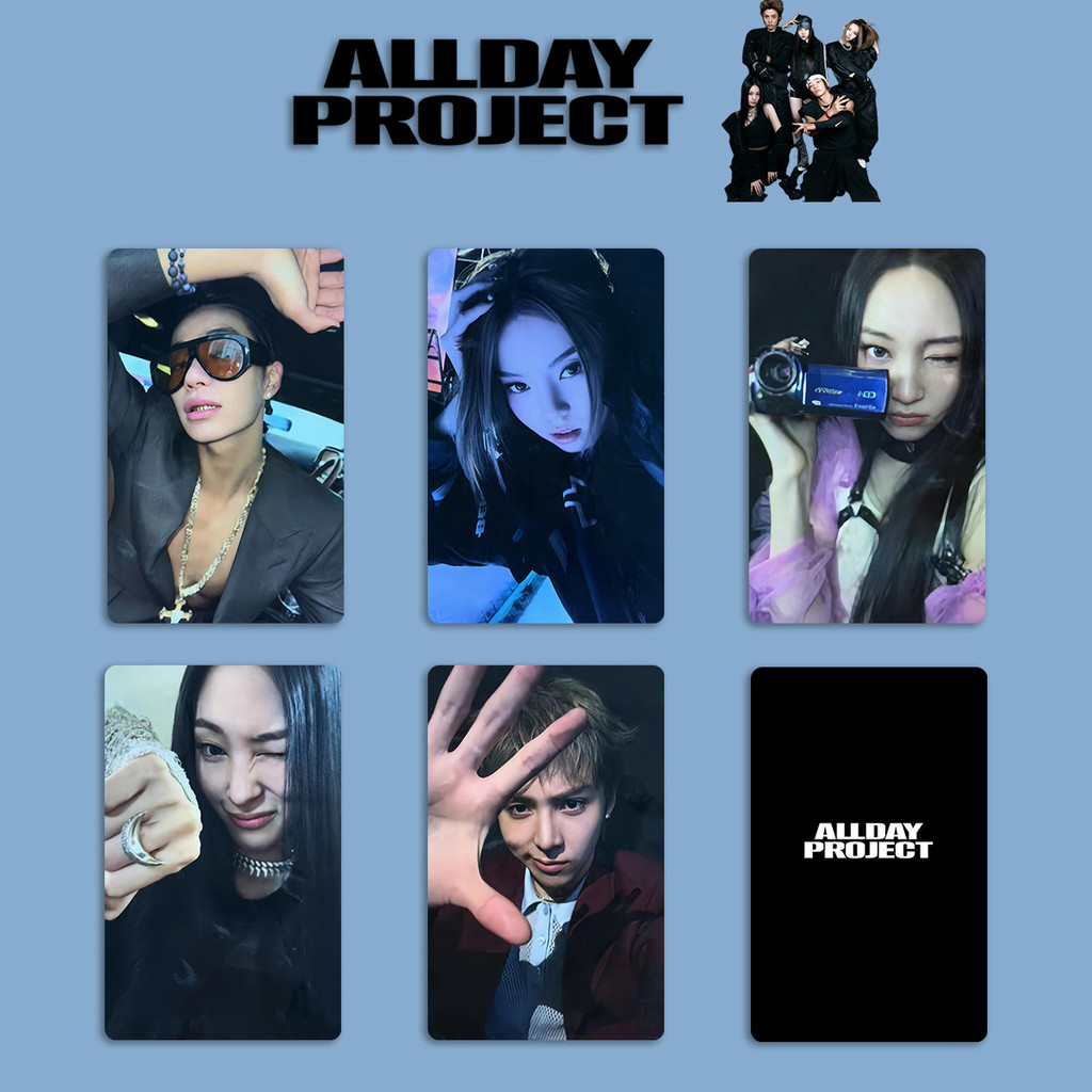 Álbum Kpop Idol ALLDAY PROJECT Cartões Fotográficos Famosos