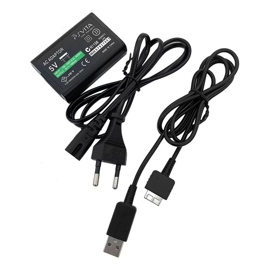 Fonte Carregador Bivolt Para Ps Vita 1000 - Com Cabo Usb