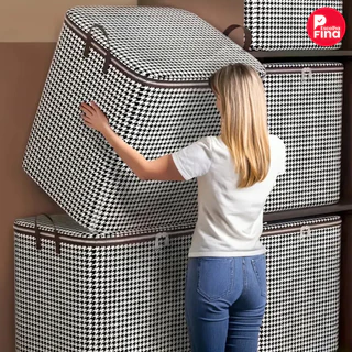 Caixa de Armazenamento Resistente para Edredons, Mantas e Têxteis – KIT 100L/140L/180L em Oferta na Shopee