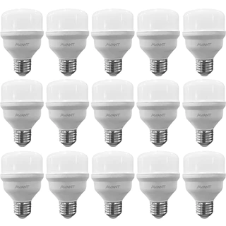 15 Lâmpada Bulbo 20W Luz Branco Frio 6500K Soquete E27 Bivolt 127v 220v Avant em Oferta na Shopee