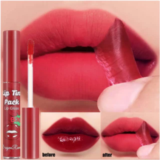 Peel Off Rose Red Lip gloss Contour Tatuagem Stain À Prova D'água Transferência Resistente Rasgar Batom Maquiagem em Oferta na Shopee