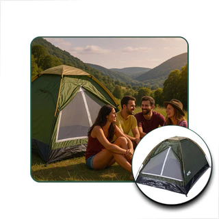 Tenda Barraca Iglu Para 2 Pessoas Camping Acampamento Mor em Oferta na Shopee