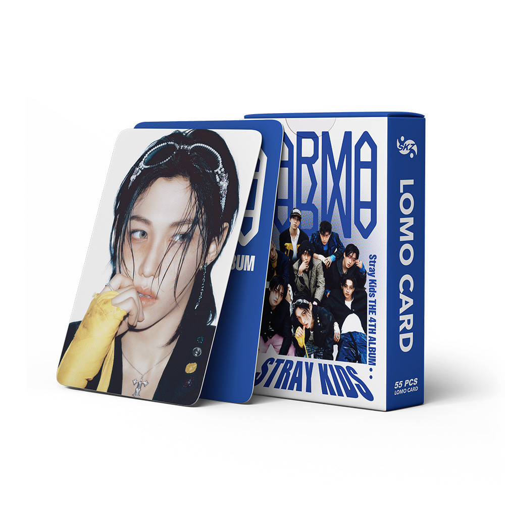 55-127pcs STRAY KIDS KARMA Lomo Cartões 4o Álbum Oco SKZ Mixtape
