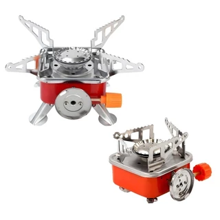 Mini Fogareiro Portatil Dobravel Fogão a Gas para Camping e Viagem Pesca Acampamento Bestfer Fogareiro Pequeno Ocupa Pouco Espaço Prático
