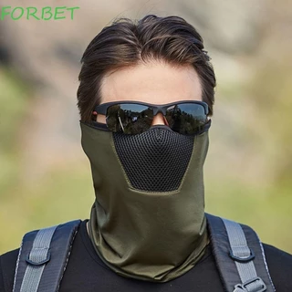 FORBET Máscara Protetora Solar De Verão Facial De Ciclismo Ajustável Gini Proteção UV De Cor Sólida Pesca Masculina
