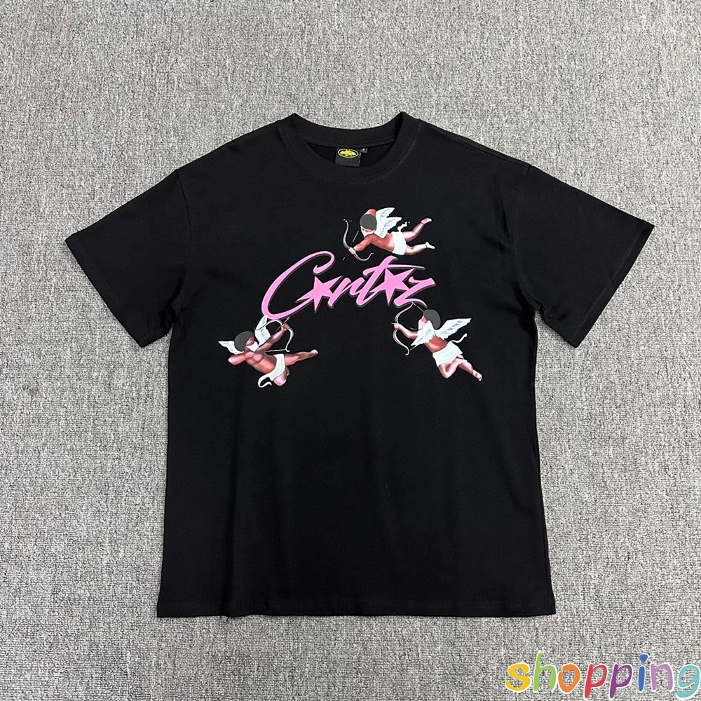 Novo Estilo Corteiz Cronógrafo Corteiz Bomba Corteiz Impressão Street Street Street Wear Round Neck Short Sleeve T-Shirt Homens Mulheres Verão Homens 0911