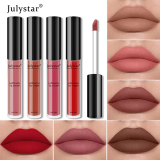 Julystar Maquiagem De Natal Natural E Duradoura Sem Desbotamento Copo Antiaderente Névoa Mate Bochecha De Lábio Dupla Utilização