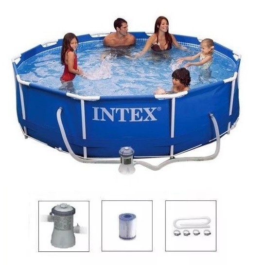 Piscina Intex 4485 L + Bomba Filtro 220v #28202