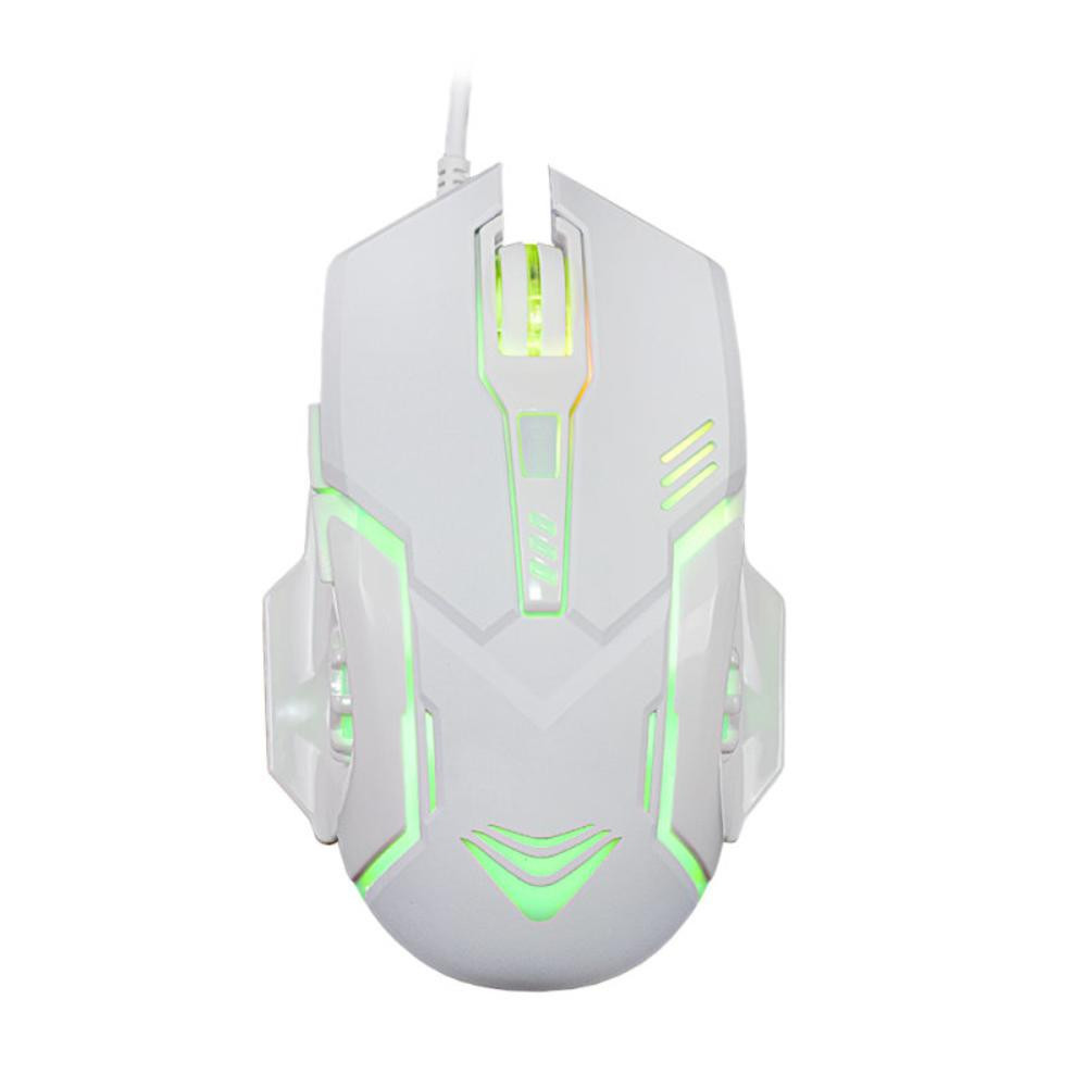 Mouse Gamer Evus ThunderMaster 24000 DPI RGB USB Branco | Shopee Brasil