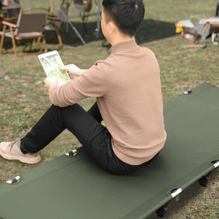 Prosperityuslementree-Tenda Dobrável Leve Berço De Acampamento Cama Com Bolsa De Armazenamento Alta Estabilidade Capacidade De Carga De 150 Kg Fácil Configuração Compacta Portátil
