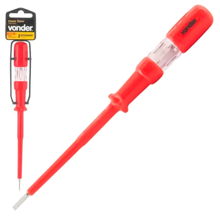Chave De Teste Energia Elétrica Tipo Fenda Profissional Isolada 125 - 250v VDE Profissional