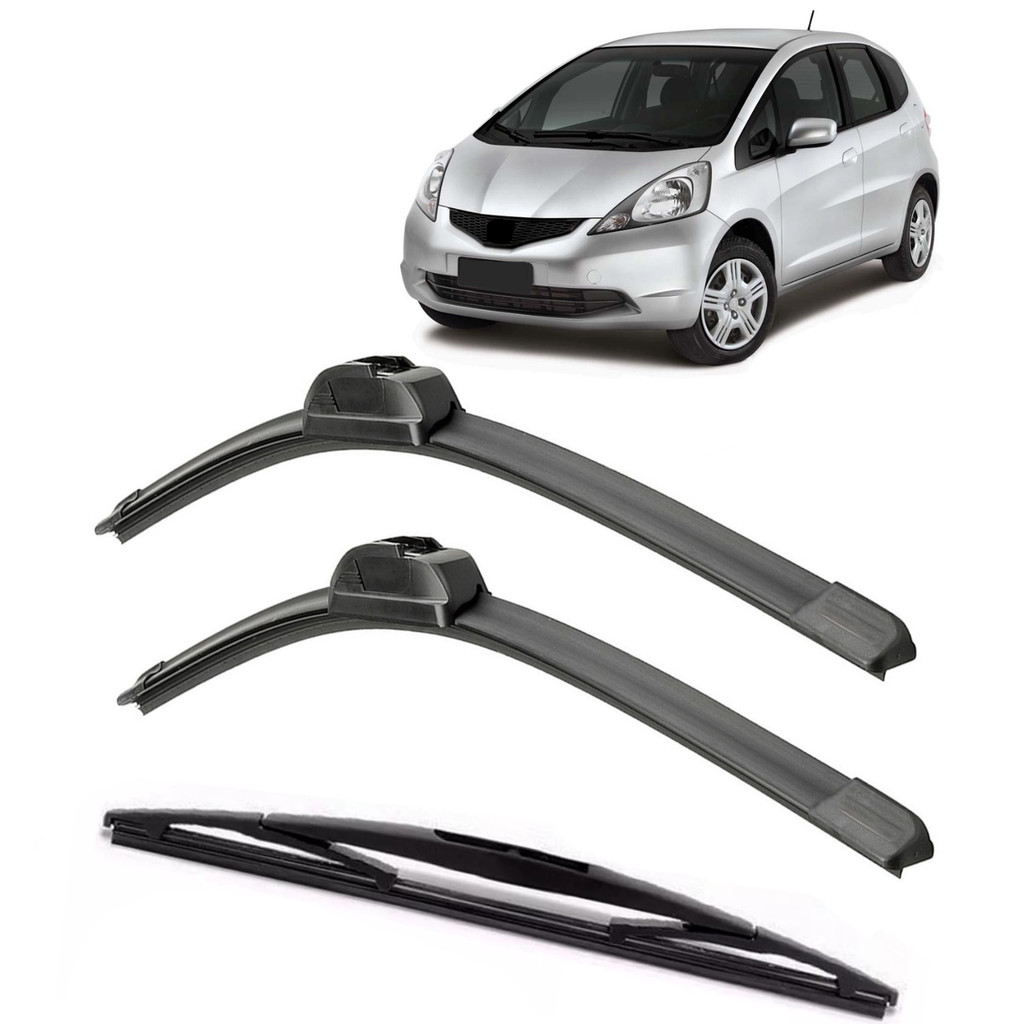 Kit Palheta Fit 2003 2004 2005 2006 2007 2008 Dianteiras E Traseira Encaixe Especifico Silicone Cinoy