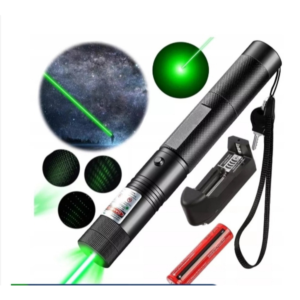 Caneta Laser Verde Ultra Forte Alcance 100km A Prova D'agua