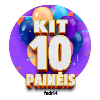 Painel Redondo 1,50m Veste Facil C/ Elastico Kit C/ 10unds