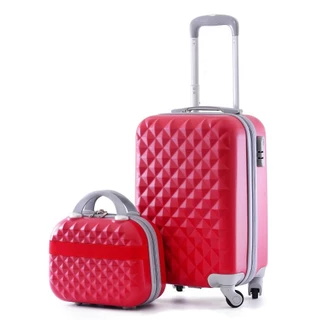 Kit Mala Winth 18/12 Brasil Vermelho 360 em Oferta na Shopee