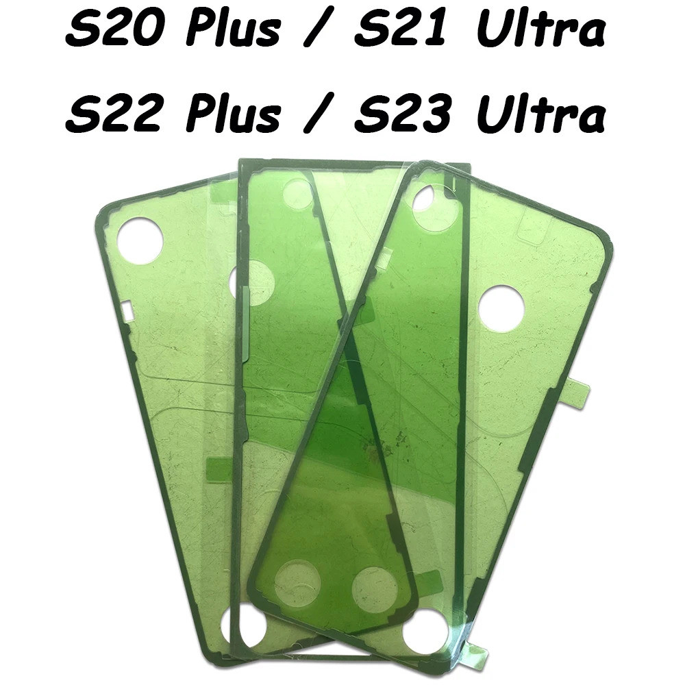 Habitação tampa traseira da bateria adesivo adesivo fita impermeável bateria capa cola para Samsung S23 S21 S20 ultra S21 fe S21 plus