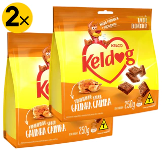 Kit 2 Bifinho Keldog Sabor Galinha Caipira - 250 g