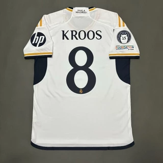 23-24 Real Madrid BELLINGHAM Alta Qualidade Futebol T-Shirt Material de Reprodução S-4XL KROOS MODRIC VINI JR. MBAPPE