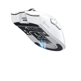Shark Attack X11 2.4G PAW3311 Mouse Recarregável Leve Sem Fio Para Jogos Bluetooth Modo Triplo RGB