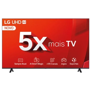 Smart TV LG 70" 70UT8050PSA 4K UHD a5 Ger7 AI Alexa Integrado