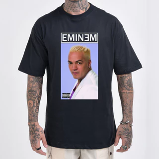 Camiseta Oversized Masculina 100% Algodão Camisa Over Street Estampada Belo Eminen Meme Engraçada