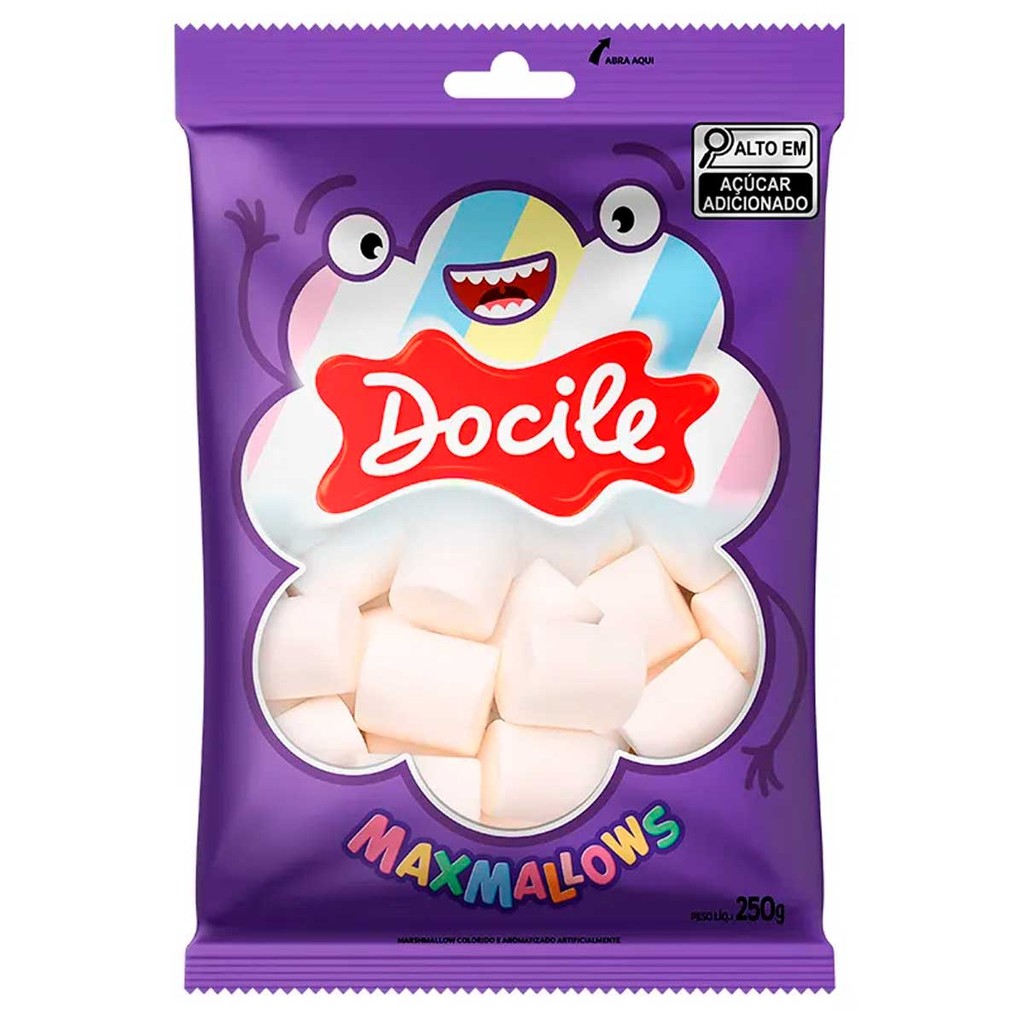 Maxmallows Docile Tubo Branco 250g | Shopee Brasil