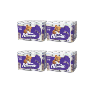 Papel Higiênico Folha Dupla 30m Leve 16 Pague 15 4x16 Mimmo em Oferta na Shopee