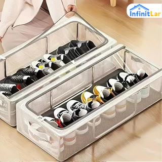 Organizadora de Sapato com Sapateira Integrada - Prático e Multifuncional para Todos os Calçados