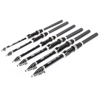 Vara para Molinete Pesca Telescópica Carbono Ultra Light Leve Retratil 1.5 1.8 2.1 2.4 2.7 3M