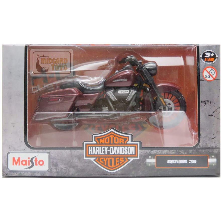 Moto Harley Davidson - HD Custom - 1/18 - Maisto | Shopee Brasil