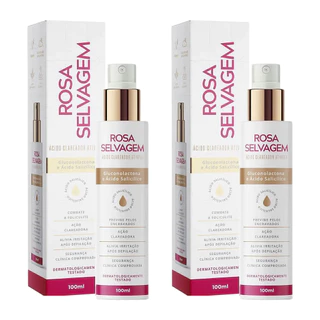 Kit 2 Und Ácido Clareador Ativado Rosa Selvagem 100ml em Oferta na Shopee