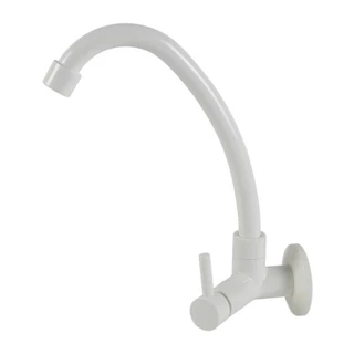 Torneira Cozinha Parede Higo ABS - 2060 W60 Bica Alta 1/4 Volta Branco em Oferta na Shopee