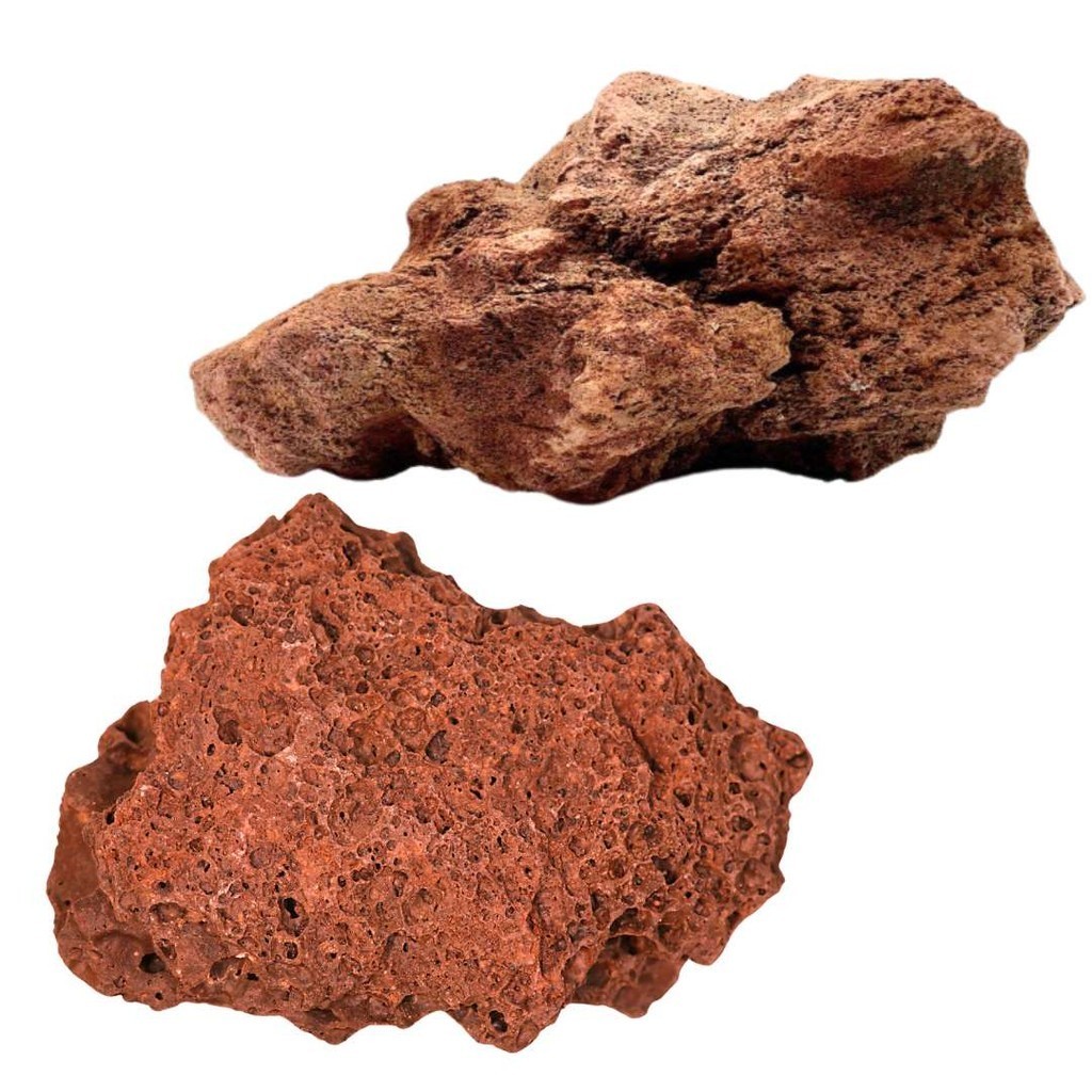 Rocha Lava Rock 1Kg Natural Porosa Red Aquario Betta Kinguio | Shopee ...