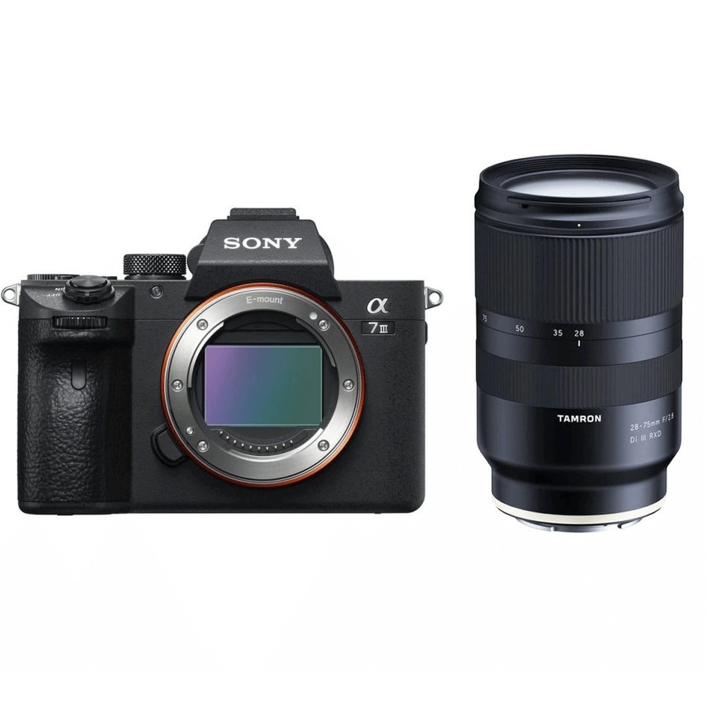Kit Sony a7III Mirrorless 4k + Lente Tamron 28-75mm f/2.8 Di III