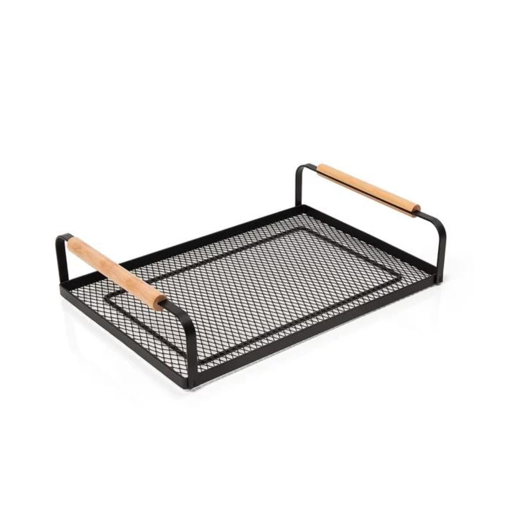 Coleção Metalla - Bandeja Rack - M Preta | Shopee Brasil