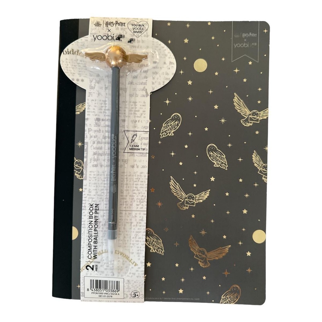 Yoobi Composition Notebook do Harry Potter Caderno pautado dos filmes ...