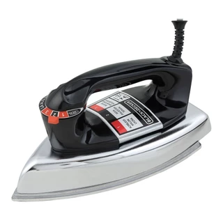 Ferro de Passar Roupas a Seco Black+Decker VFA1110 Preto Original na Caixa